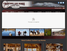 Tablet Screenshot of montanaloghomesofco.com